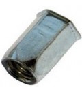Заклепка резьбовая М4*12 мм шестигранная (нержавеющая сталь)